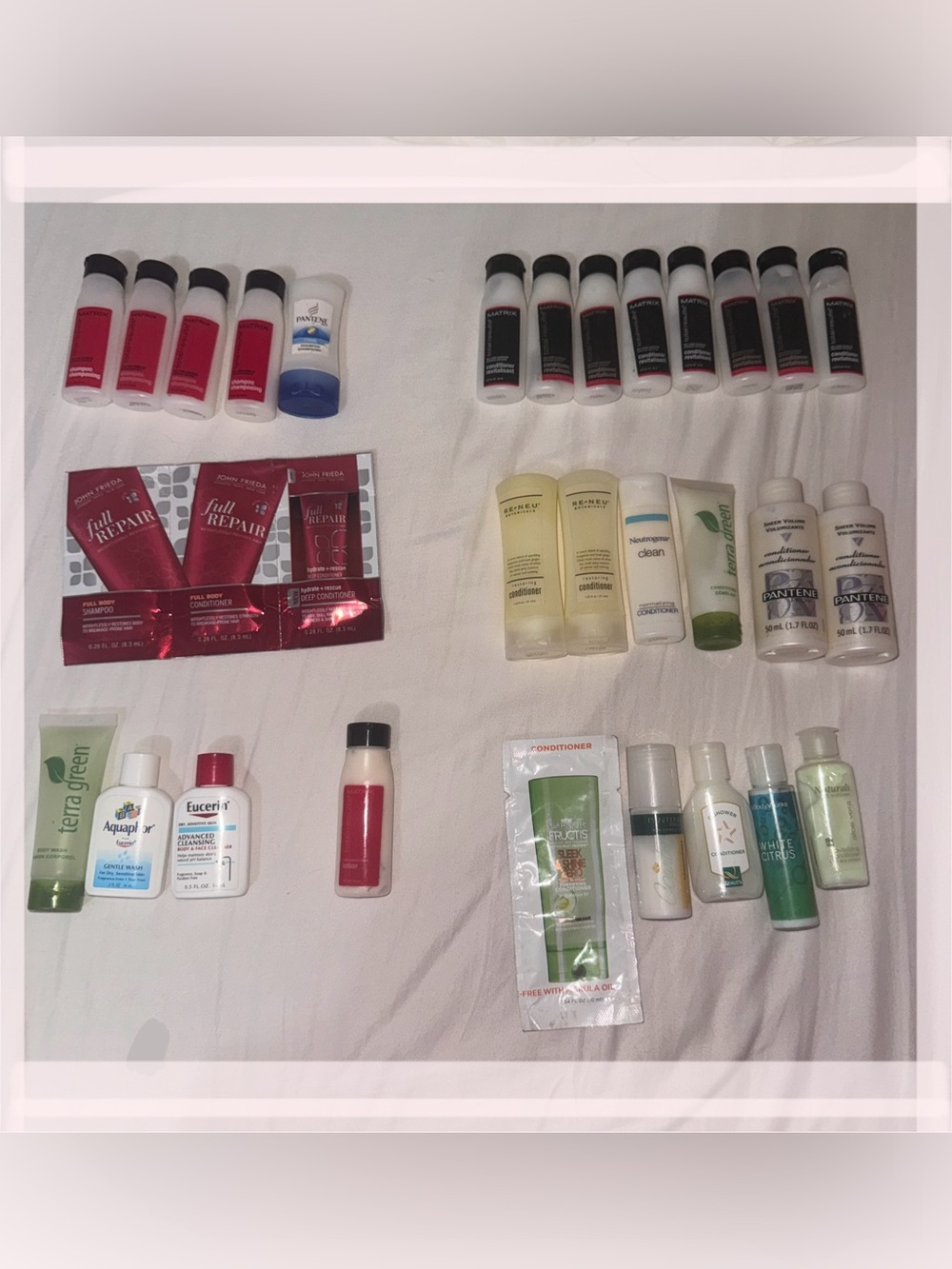 Travel Shampoo and Conditioner Bundle Lot